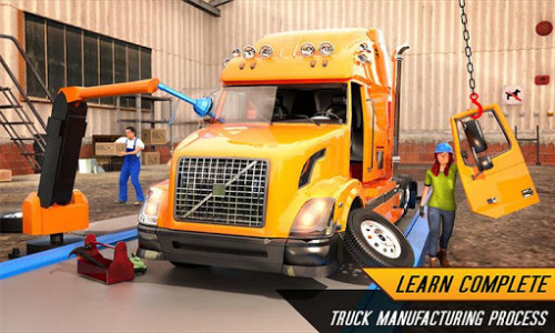 اسکرین شات بازی Truck Builder Auto Repair Mechanic Simulator Games 1