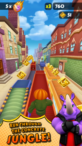 اسکرین شات 3 بازی Rhinbo - Endless Runner