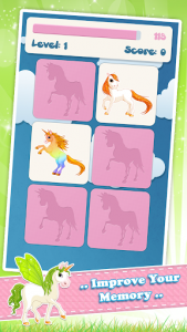 اسکرین شات بازی Memory game for kids: Unicorns 2