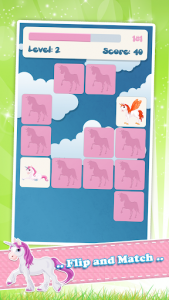 اسکرین شات بازی Memory game for kids: Unicorns 6