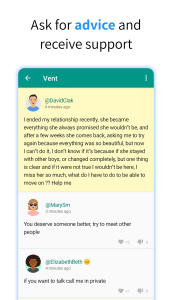 اسکرین شات 3 برنامه Virtual Friend Shoulder: Vent