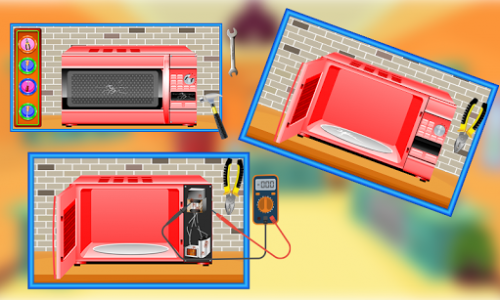اسکرین شات بازی Microwave oven repairing 3