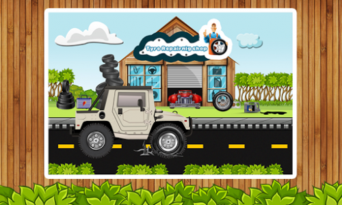 اسکرین شات بازی Tyre Repair Shop – Garage Game 1