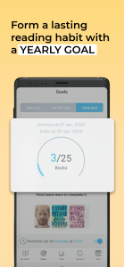 اسکرین شات 4 برنامه Bookly - Book Tracker Library