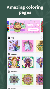 اسکرین شات 3 بازی Coloring pages: Mandala for me