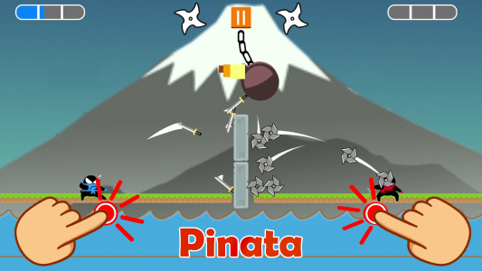 اسکرین شات بازی Jumping Ninja Party 2 Player 7