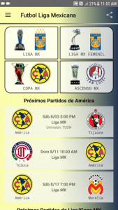 اسکرین شات برنامه Soccer Mexican League 3