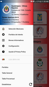 اسکرین شات 2 برنامه SoccerLair Mexican Leagues
