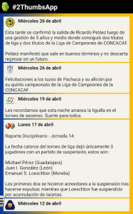 اسکرین شات برنامه Soccer Mexican League 8