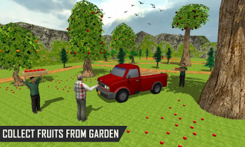 اسکرین شات بازی Offroad Fruit Transport Truck City Drive Simulator 1