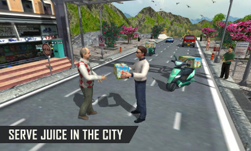 اسکرین شات بازی Offroad Fruit Transport Truck City Drive Simulator 3