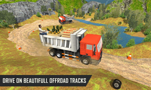اسکرین شات بازی Offroad Fruit Transport Truck City Drive Simulator 2