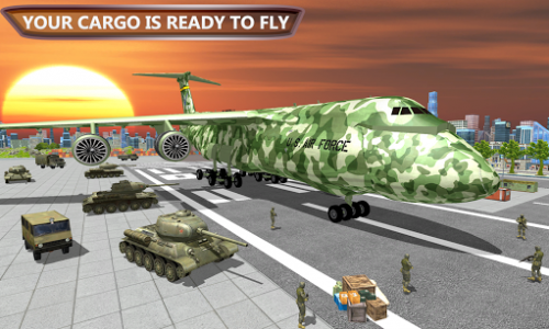 اسکرین شات بازی Army Cargo Plane 3D 3