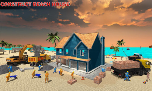 اسکرین شات بازی House Construction Beach Building Sim 5