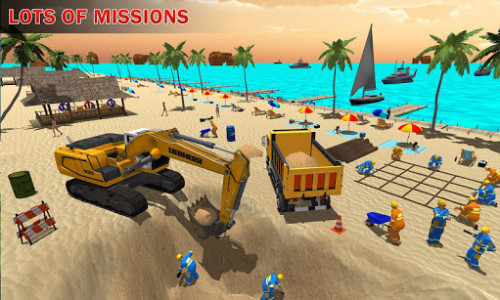 اسکرین شات بازی House Construction Beach Building Sim 1