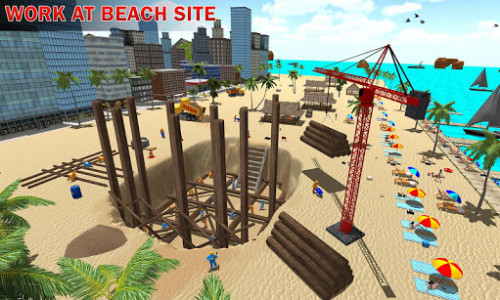 اسکرین شات بازی House Construction Beach Building Sim 2