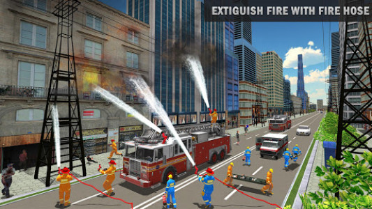 اسکرین شات بازی Firefighter Truck Simulator: Rescue Games 7