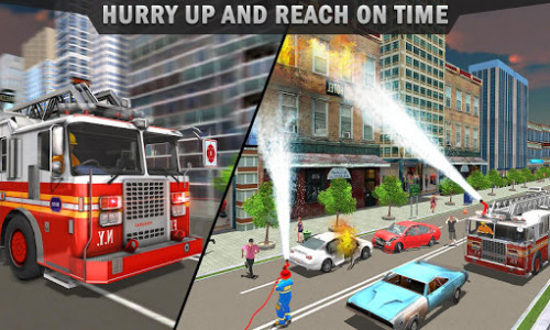 اسکرین شات بازی Firefighter Truck Simulator: Rescue Games 5