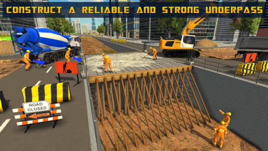 اسکرین شات بازی Mega City Underpass Construction: Bridge Building 6