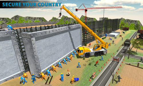 اسکرین شات بازی Border Security Wall Construction 1