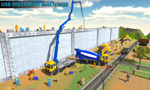 اسکرین شات بازی Border Security Wall Construction 3
