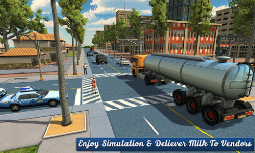 اسکرین شات بازی City Milk Transport Simulator: Cattle Farming 3