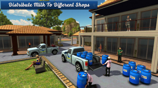 اسکرین شات بازی City Milk Transport Simulator: Cattle Farming 6