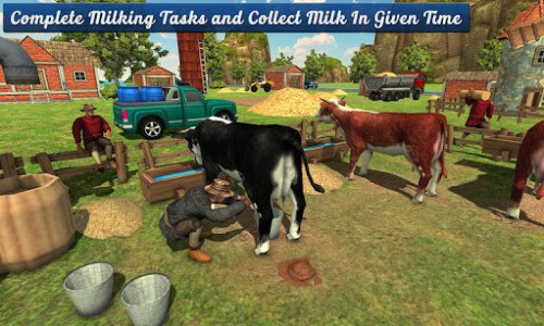 اسکرین شات بازی City Milk Transport Simulator: Cattle Farming 1