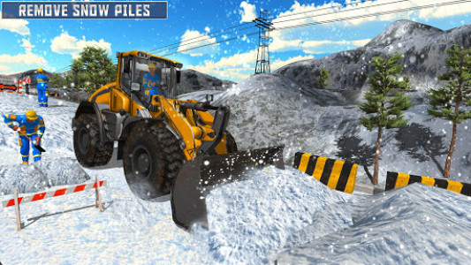 اسکرین شات بازی Snow Drive Rescue Plow Excavator 2018 8
