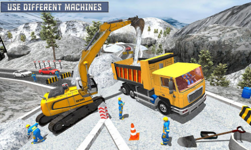 اسکرین شات بازی Snow Drive Rescue Plow Excavator 2018 3