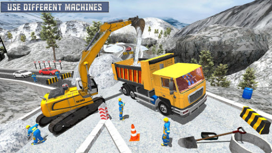 اسکرین شات بازی Snow Drive Rescue Plow Excavator 2018 7