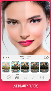 اسکرین شات برنامه Makeup camera 5