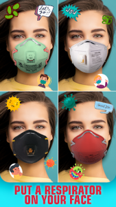 اسکرین شات برنامه Face mask - medical & surgical mask photo editor 3