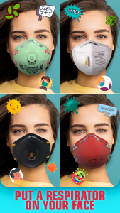 اسکرین شات برنامه Face mask - photo editor 3