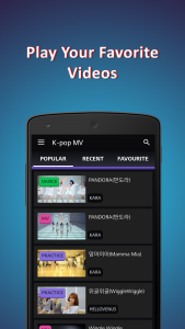 اسکرین شات برنامه K-pop Video Catalogue 1
