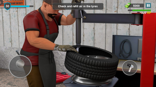 اسکرین شات بازی Tire Shop: Car Mechanic Games 3