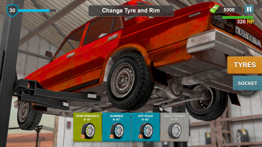 اسکرین شات بازی Tire Shop: Car Mechanic Games 2
