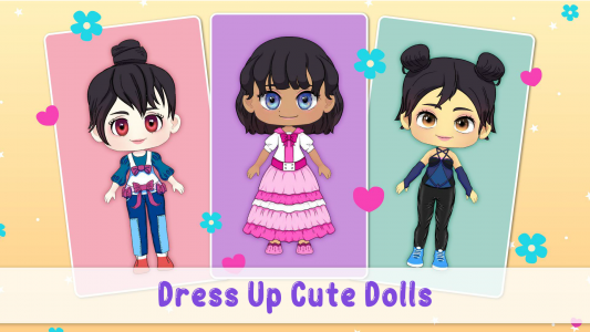 اسکرین شات بازی Tizi Doll Town: Dress Up Games 1