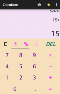 اسکرین شات برنامه Calculator - Simple & Easy 5