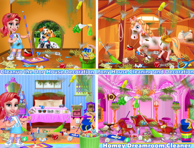 اسکرین شات بازی Winter Princess House Cleaning 8