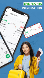 اسکرین شات 2 برنامه Flight Tracker - Flight Radar