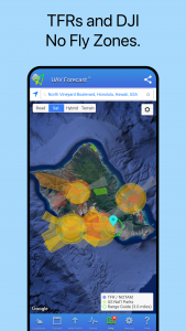 اسکرین شات 5 برنامه UAV Forecast for Drone Pilots