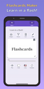 اسکرین شات 1 برنامه Flashcards Maker