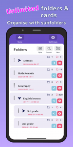 اسکرین شات برنامه Flashcards Maker 3