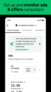 اسکرین شات 3 برنامه Uber Eats Manager