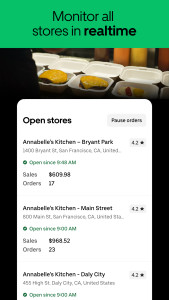 اسکرین شات 5 برنامه Uber Eats Manager