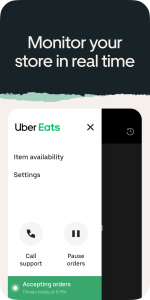 اسکرین شات 5 برنامه Uber Eats Orders