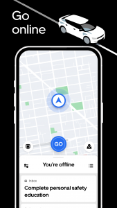 اسکرین شات 2 برنامه Uber - Driver: Drive & Deliver