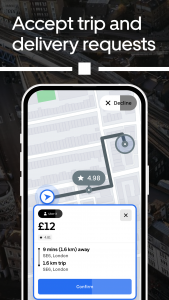 اسکرین شات 3 برنامه Uber Driver: Drive & Deliver