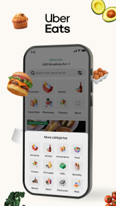 اسکرین شات 2 برنامه Uber Eats: Food Delivery